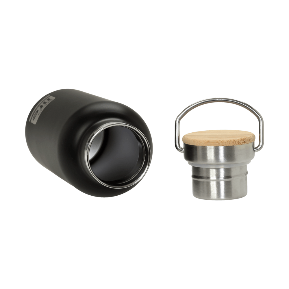 Ecolife Black Thermos 500ml | Bamboo Lid - Image 2